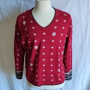 Woolrich red winter sweater size XL